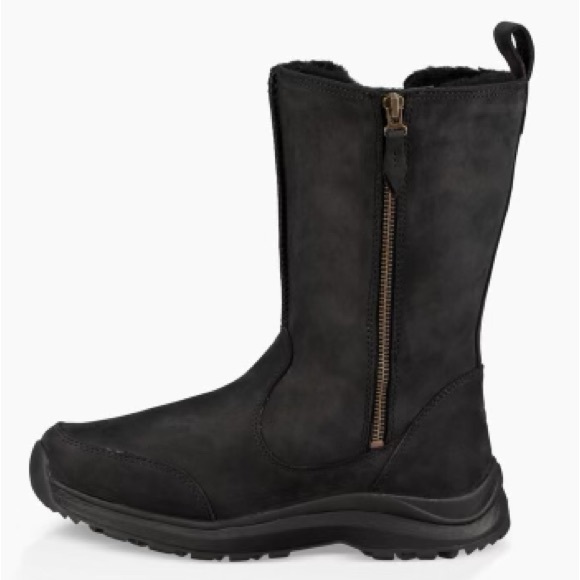 UGG SUVI WATERPROOF COLD RATED -32C/-26F SUEDE BOOTS BLACK US 6 /UK 4.5/EU 37 - Picture 5 of 15
